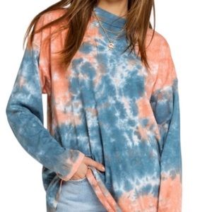 Free people tie die tunic